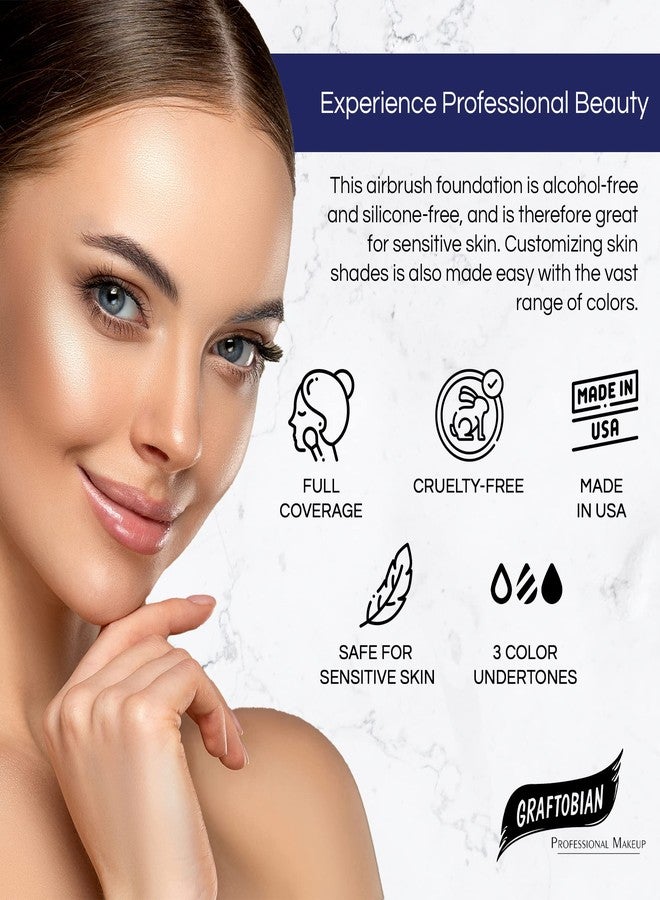 Graftobian GlamAire Airbrush Makeup by Graftobian - High Definition Airbrush Foundation, Professional Formula for Long-Lasting Wear, For Makeup Artists and Beauty Aficionados, Made in USA, Enchantress - Image 5