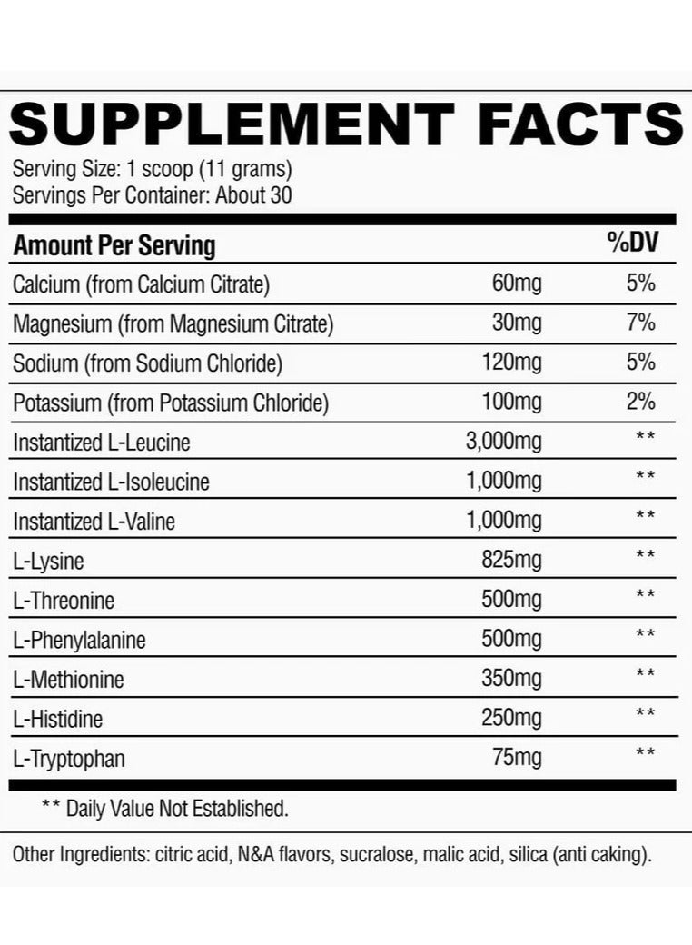 Condemned Laboratoriez CONDEMNEDLABZ CONFINED EAA + BCAA 30 SERVINGS COCONUT LIME - Image 2