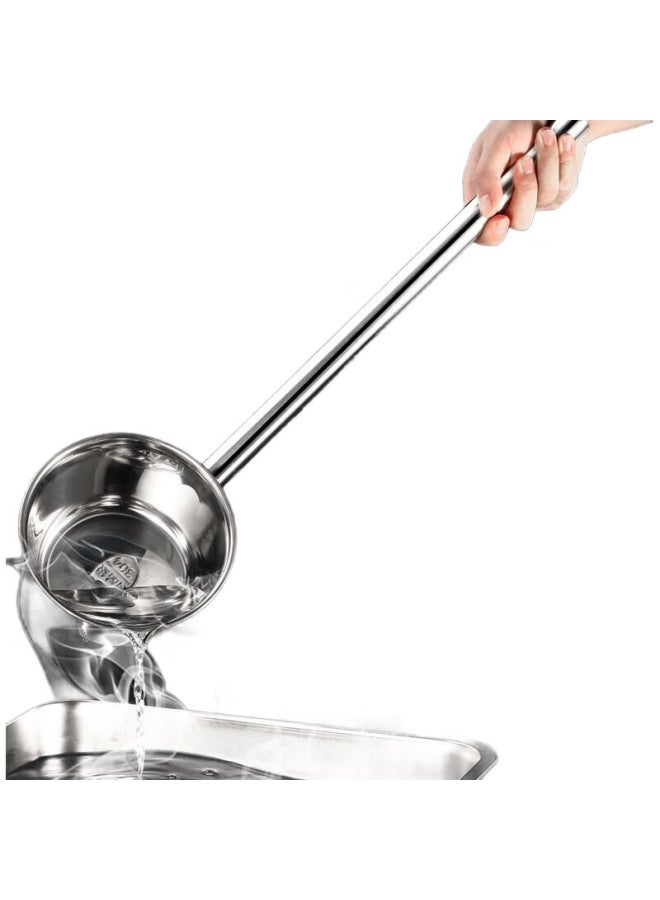 Yata 304 Stainless Steel Soup Ladle, Large Size, Long Handle, Heat-Resistant Spoon, Kitchen Scoop, Porridge Ladle, Commercial Use - Image 1