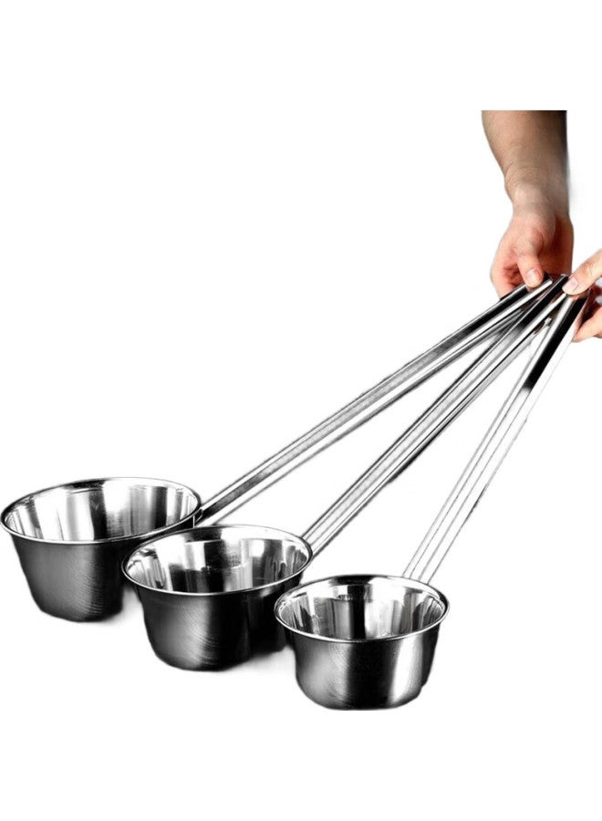 Yata 304 Stainless Steel Soup Ladle, Large Size, Long Handle, Heat-Resistant Spoon, Kitchen Scoop, Porridge Ladle, Commercial Use - Image 3