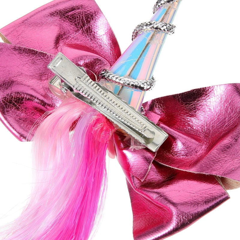 4 pcs Glittering Bowknot Hairpins Gradient Color Wig Barrette Hair Clips Hair Accessories for Kids Little Girls - Image 5