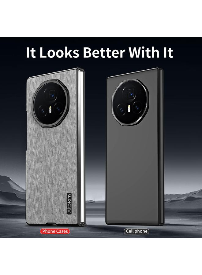 S-TOP Case For Honor Magic V3 Tree Bark Leather Shockproof Phone Case - Image 4