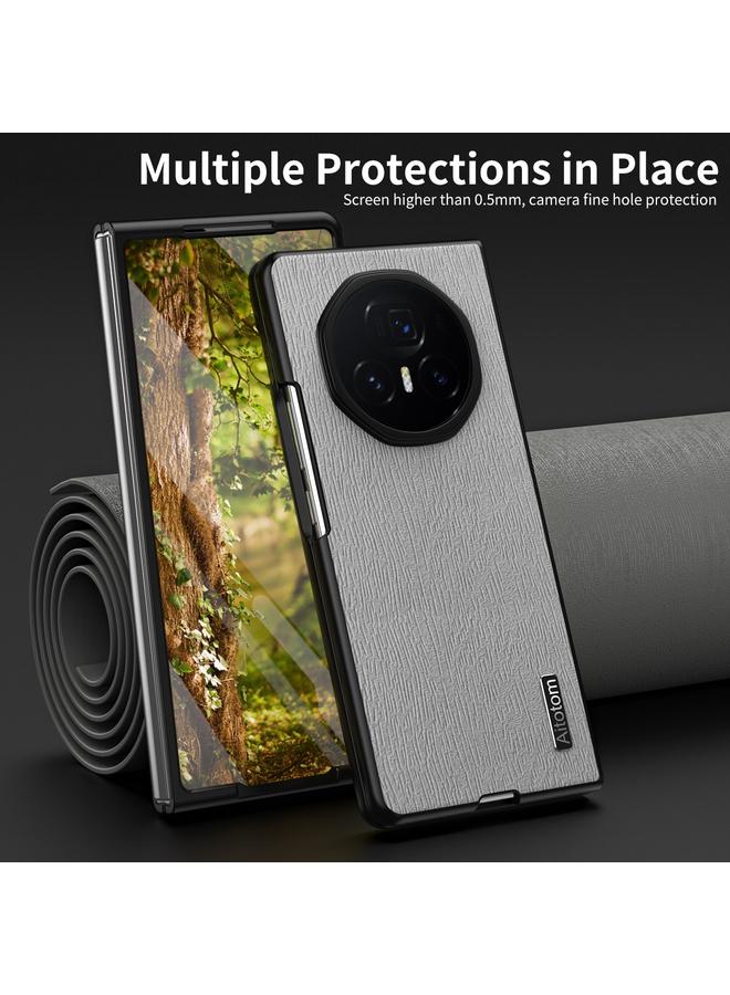 S-TOP Case For Honor Magic V3 Tree Bark Leather Shockproof Phone Case - Image 5