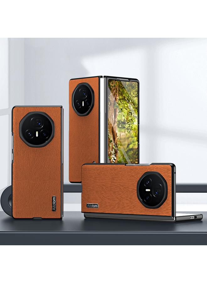 S-TOP Case For Honor Magic V3 Tree Bark Leather Shockproof Phone Case - Image 1