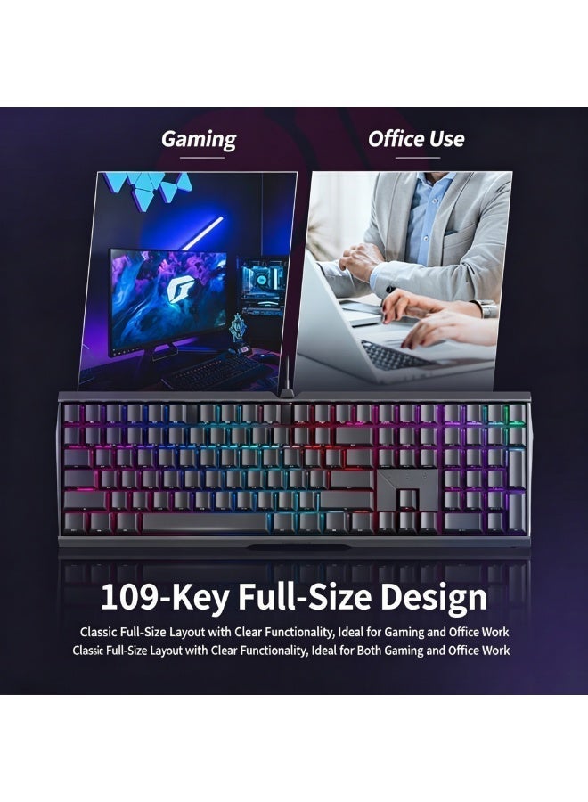 CHERRY MX3.0S Wired RGB  Mechanical Keyboard Aluminum Body  Wired 108-Key Gaming Office - Image 4
