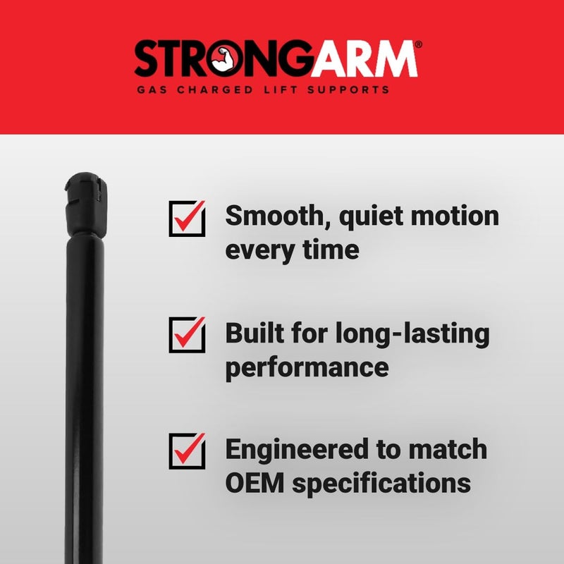 Strongarm Qty (2) StrongArm 6755 Front Hood Lift Supports 2010 to 2016 Lexus RX350, RX450h - Image 2