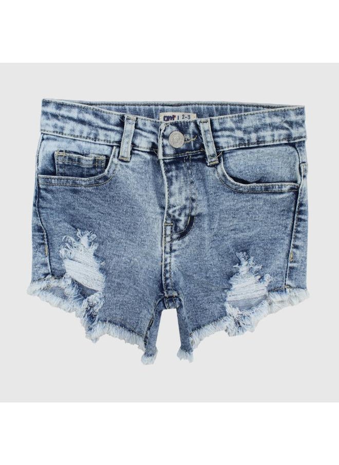 Blue Ripped Jean Shorts - pzsku/Z25ECDBCDE5EC8716011FZ/45/_/1716645509/7097122a-b564-4340-8038-1dd086ddf60c