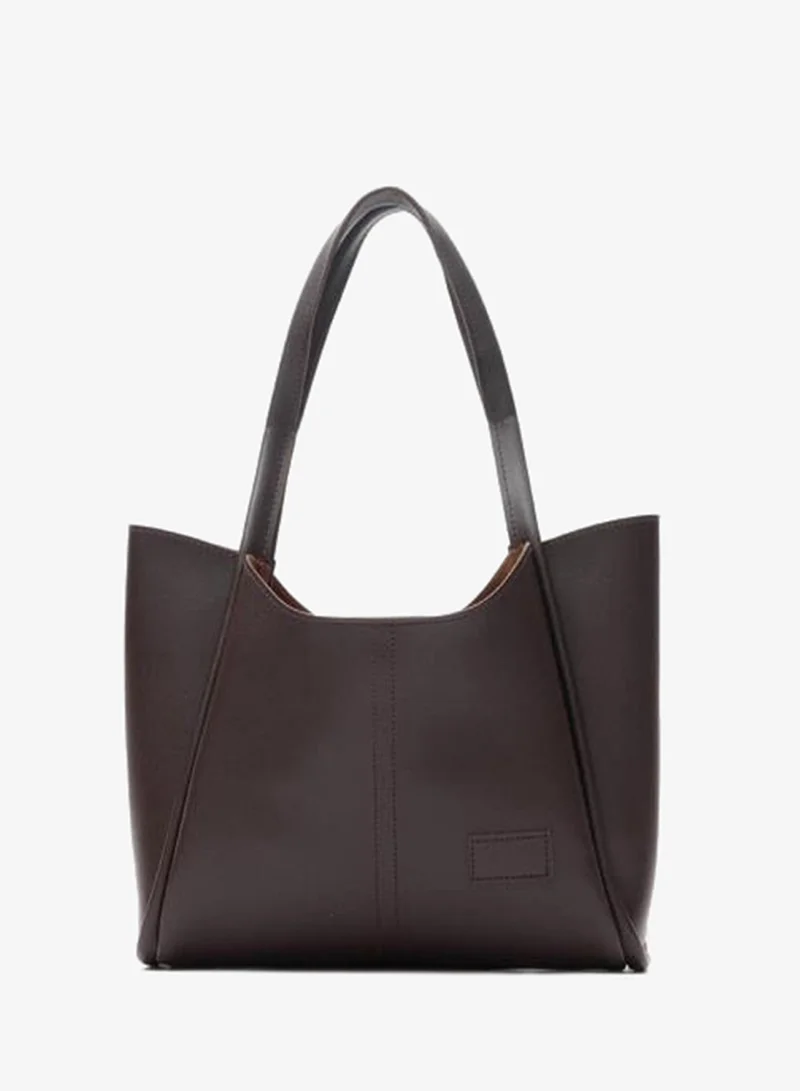 Shule Bags Halsey Wallet Shoulder Bag Dark Coffee.