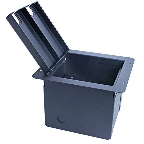 MCSPROAUDIO Recessed Floor Stage Box: 4 XLR Female, 2 XLR Male, 2 1/4" TRS and 1 CAT5 - Prewired - Image 4