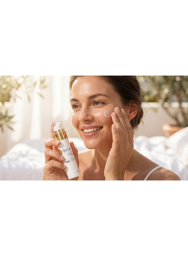 Glimore Sunscreen SPF 50 – 50 ml – Broad-Spectrum UVA/UVB Protection – Invisible, Non-Greasy, Zero White Cast – Soothing Calendula & Aloe – Lightweight Daily Face & Body Cream – Under-Makeup Friendly - Image 5