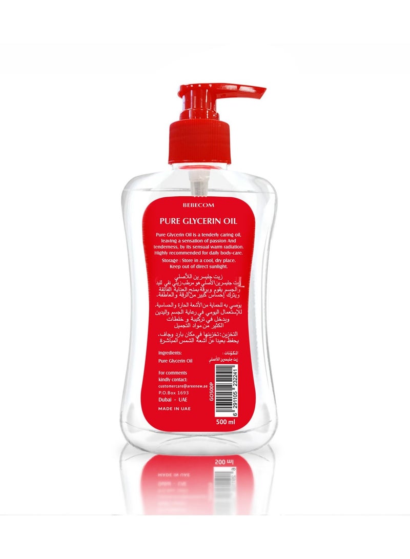 Bebecom Pure Glycerin Oil for Normal & Dry Skin 500ml - Image 2