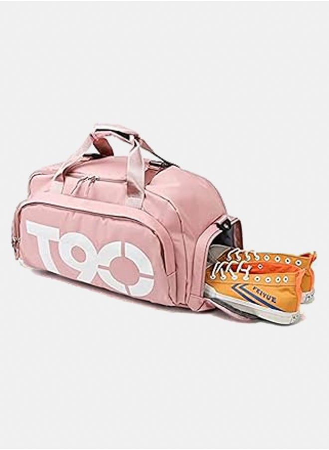 ماركة غير محددة Men's & Women's Gym Bag with Shoes Compartment  - Image 1