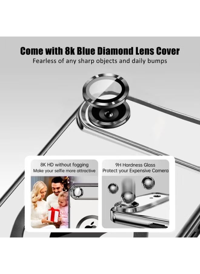 TIGER iPhone 17 Air Clear Case Compatible with MagSafe | Transparent Shockproof Cover for iPhone 17 Air 6.5-Inch | Crystal Clear Slim Fit Protective Case with Tempered Glass Screen Protector | Anti-Scratch Anti-Yellowing Full HD Glass for iPhone 17 Air - Image 5