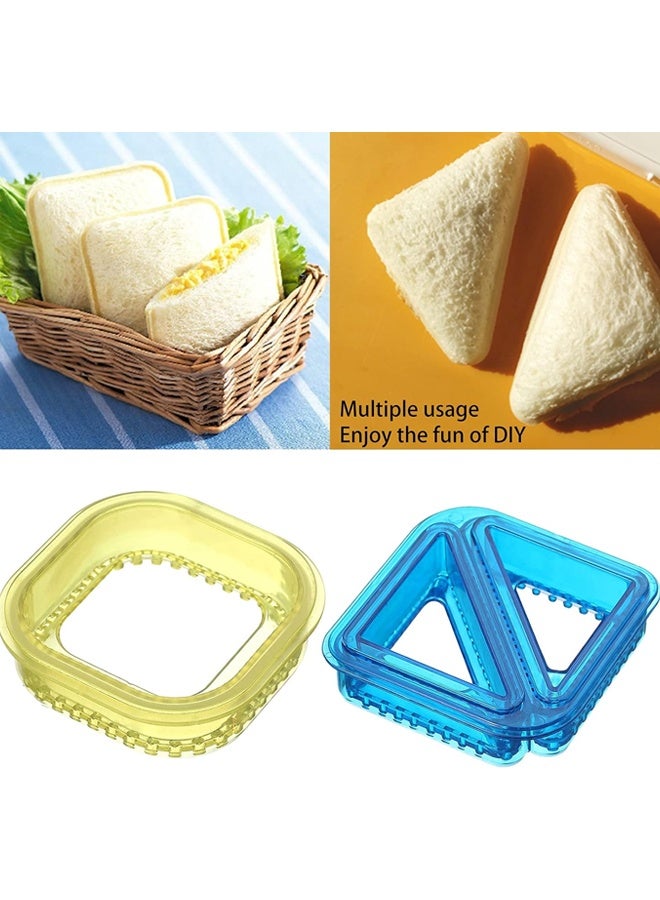 Sandwich Cutter and Sealer - Cut and Seal - Lunch Box and Bento Box - Boys, Girls, Kids Lunch - Triangle, Circle, Square - Image 4