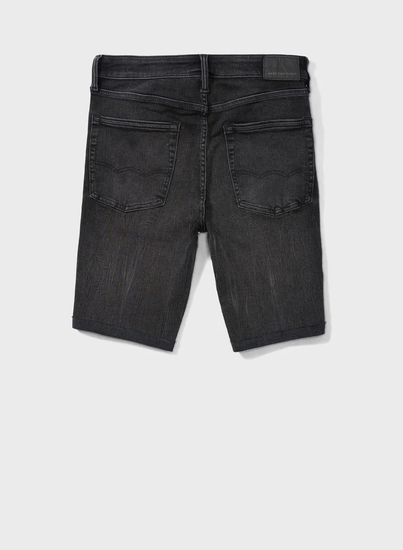 American Eagle Rinse Wash Denim Shorts