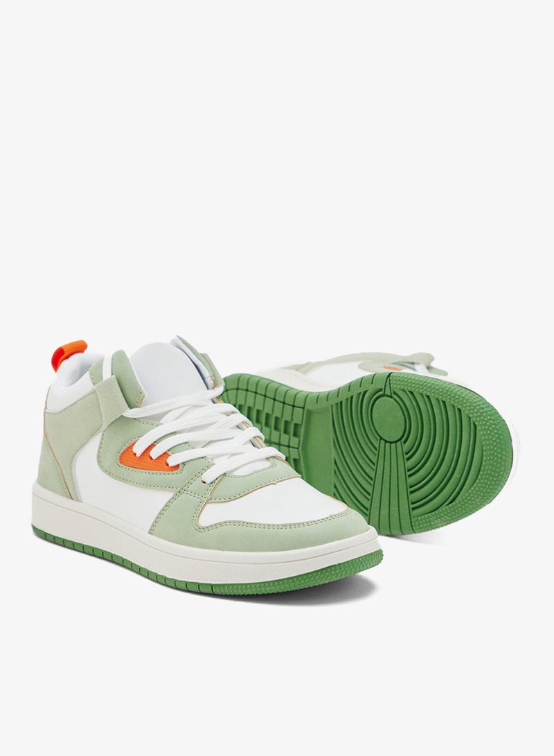 Ginger Color Block High Top Sneakers - Image 3