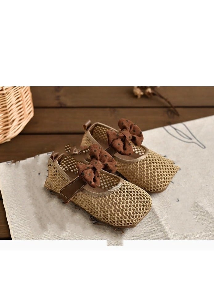 Children's Flat Sandals Princess Shoes  - Image 1