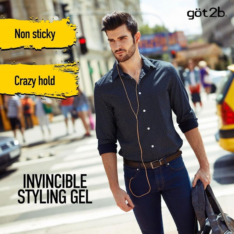 Daily wear upgraded resistant material Got2B Ultra Glued Invincible Styling Gel, 6Oz (170Ml) Precision made - Image 1