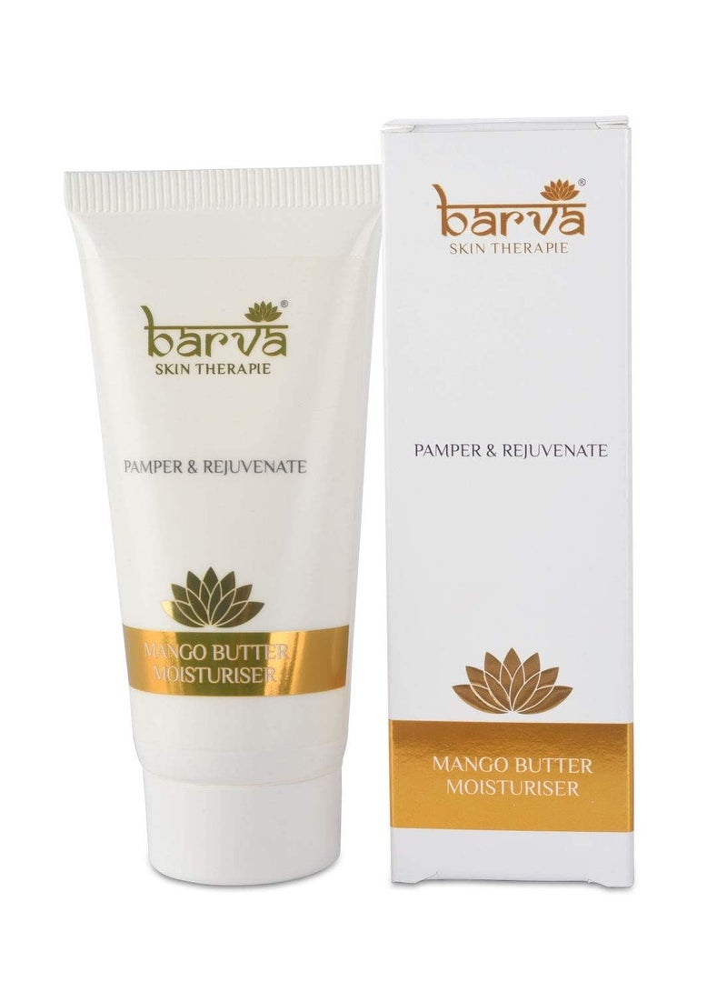 Barva Mango Butter Moisturizer Face Cream For Normal Dry Skin No Parabens Silicones Mineral Oil Colour 50ML - Image 1