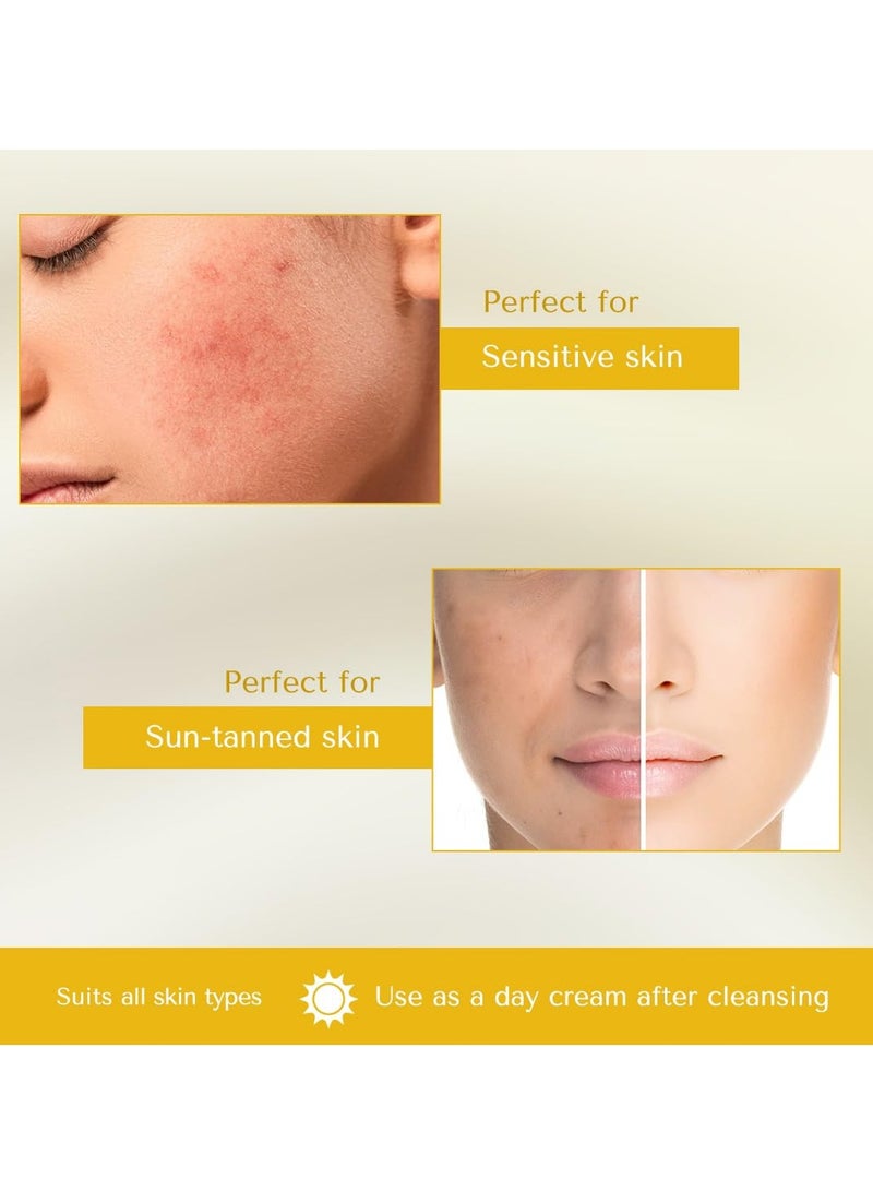 Barva Mango Butter Moisturizer Face Cream For Normal Dry Skin No Parabens Silicones Mineral Oil Colour 50ML - Image 3