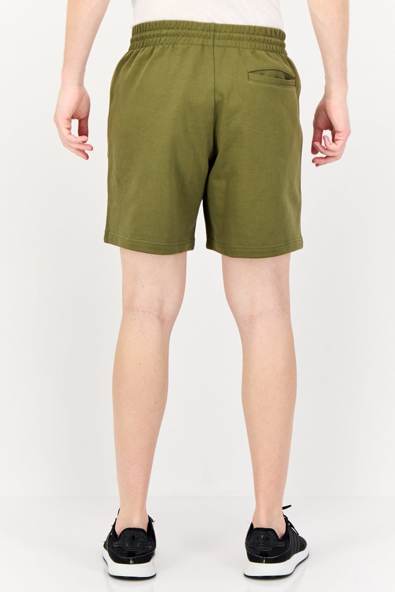 adidas Originals Men Sportswear Fit Outdoor Shorts, Olive  - Image 3