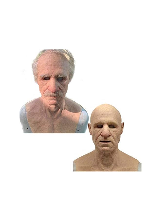 The Bros Halloween Latex Face Mask Halloween Costume Mask for Masks, Realistic  - Image 3