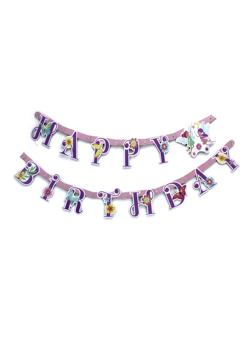 PARTY FUN Happy Birthday Printed Letter Banner, Add Festive Flair to Your Celebrations  - Image 1
