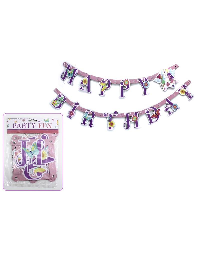 PARTY FUN Happy Birthday Printed Letter Banner, Add Festive Flair to Your Celebrations  - Image 2