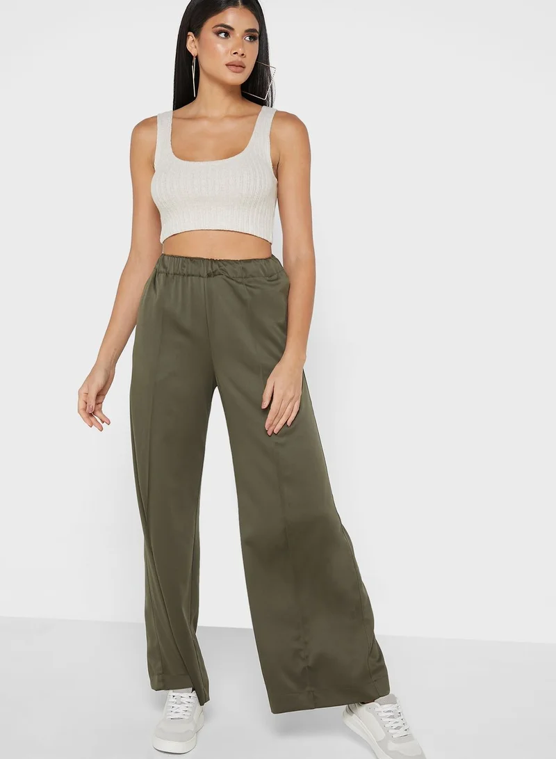 TOPSHOP Ribbed T-Shirt Bra