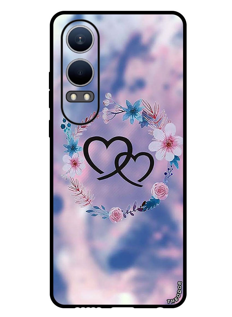 Theodor Protective Case Anti Scratch Shock Proof Bumper Cover For Oppo K12x (China) Two HEarts - Image 1