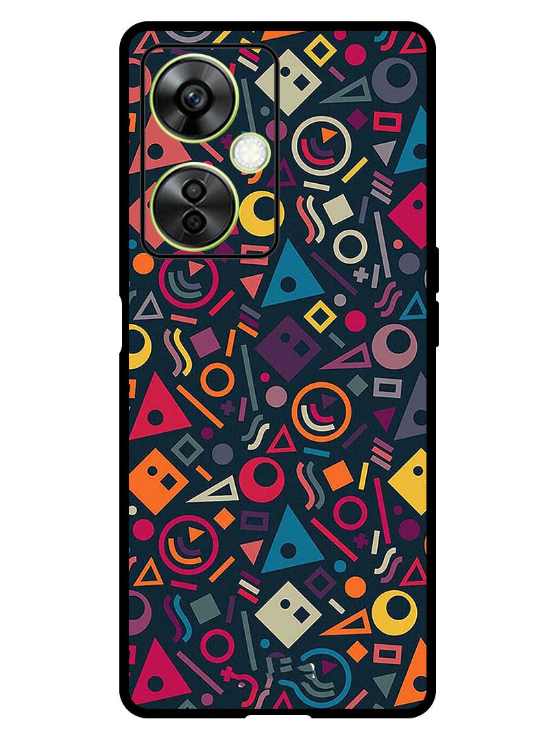 Theodor Protective Case Anti Scratch Shock Proof Bumper Cover For OnePlus Nord CE 3 Lite Shape Doodles - Image 1