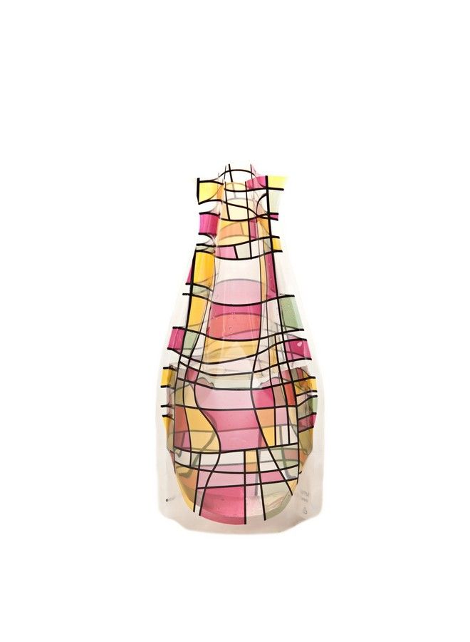 MODGY Expandable Flower Vase Plastic Decorative Modern Vases For Flowers Centerpieces Dining Table Decor Living Room Bathroom Wedding Office Cool Padre - Image 2