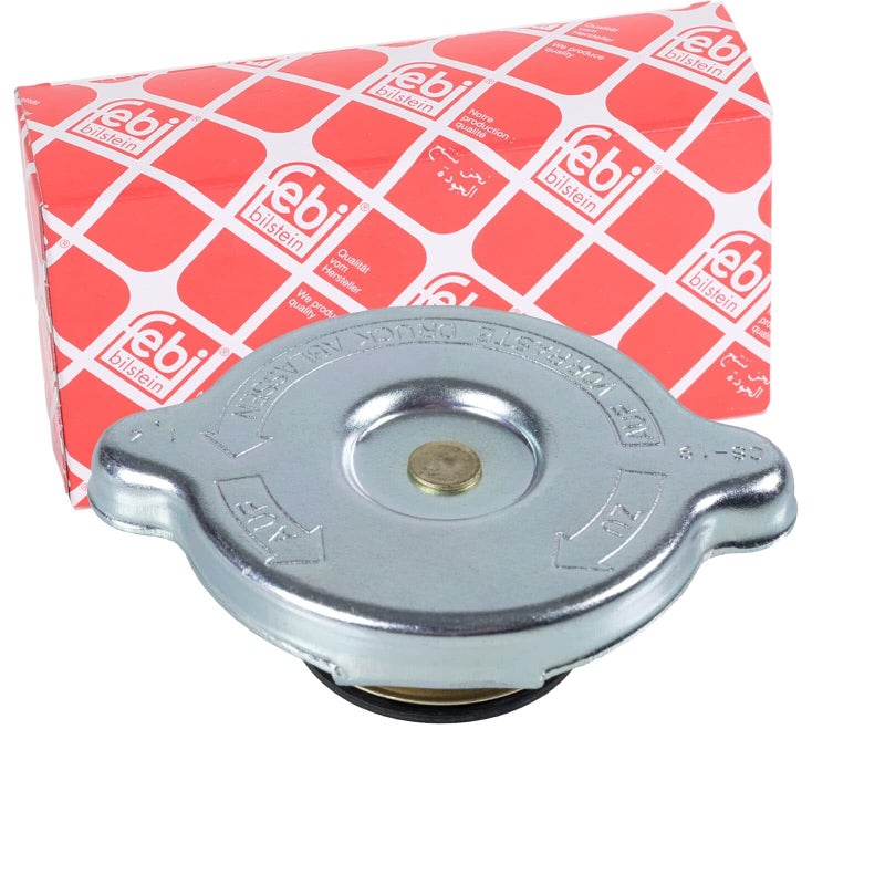 febi bilstein 06568 Radiator Cap for coolant expansion tank pack of one Black