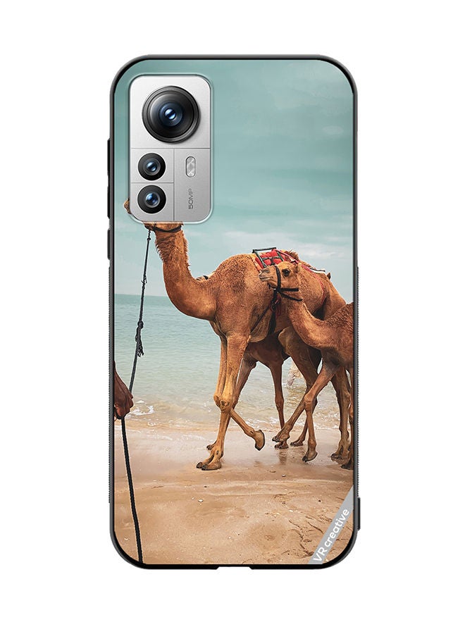 VR CREATIVE Protective Case Cover For Xiaomi 12X Merry Camel Design Multicolour - Image 1