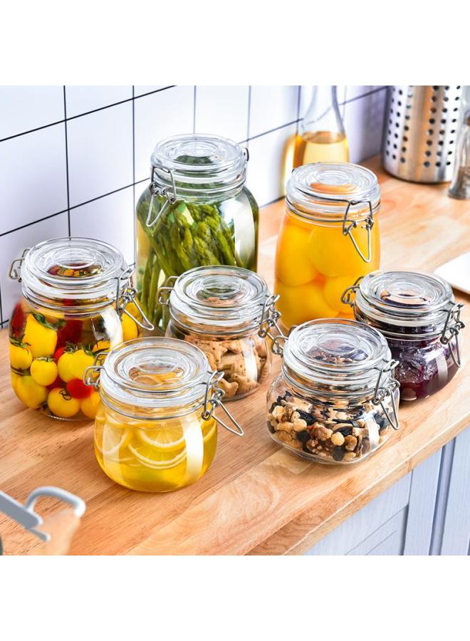 Scybe Glass Sealed Jar Pickling Container Pickle Jar Glass Jar Glass Bottle Sge 1000ml+1500ml - Image 5