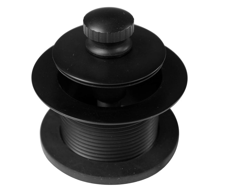 ويست براس Westbrass سحب واستنزاف Sch. 40 نفايات حمام من مادة PVC مع كوع علوي بفتحة واحدة، لون أسود غير لامع D49721-62 - Image 3