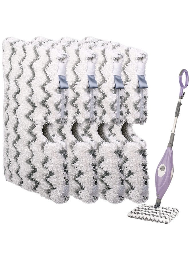 F Flammi Heavy-Duty Steam Mop Replacement Pad for Shark Steam Pocket Mop S3501 S3601 S2901 S2902 S3550 S3801 S3901 SE450 S3601D S3901D for All Hard Floors Soft Scrub Mop Pad for Shark - Image 1