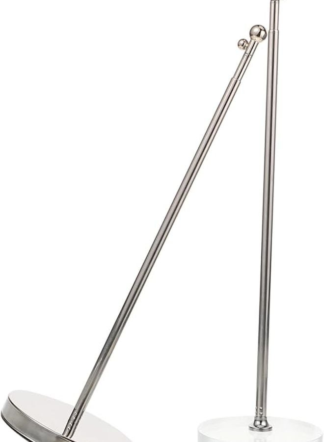 2pcs Telescoping Flag Pole Stand Indoor Desk Holder Wear Resistant For Parties Festivals - Image 2