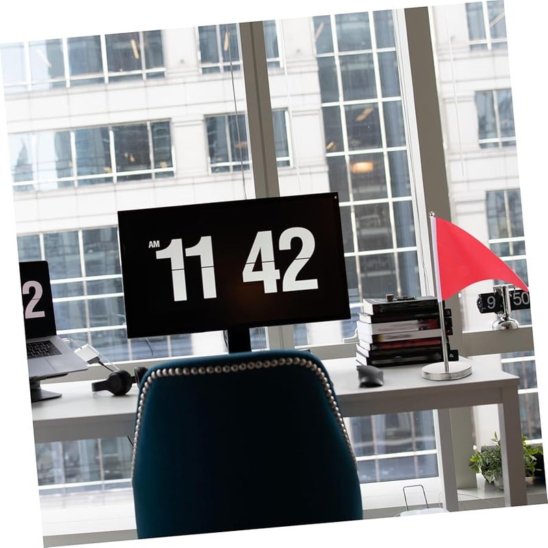 2pcs Telescoping Flag Pole Stand Indoor Desk Holder Wear Resistant For Parties Festivals - Image 4