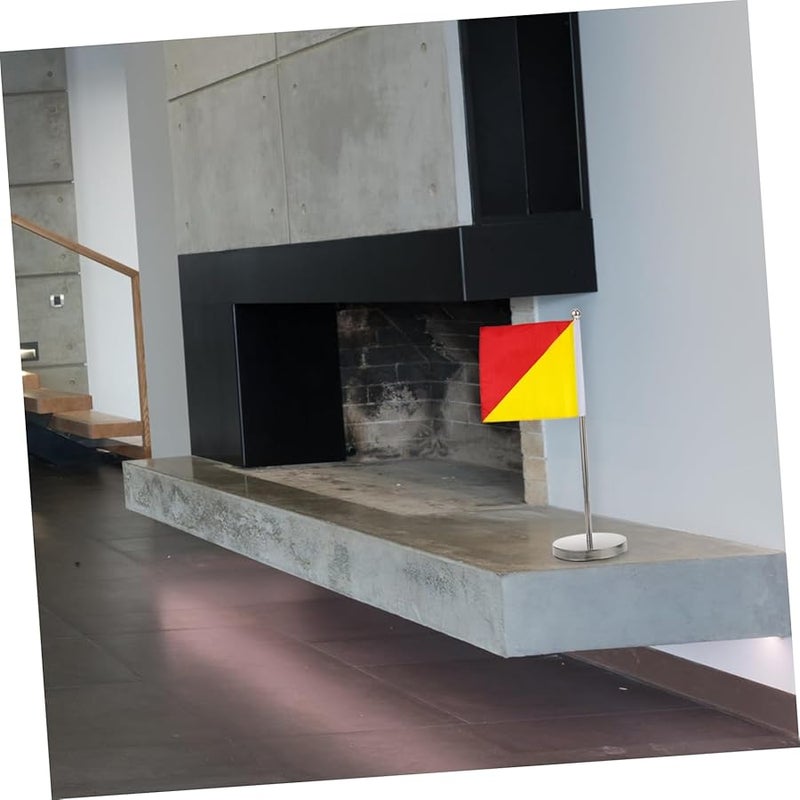 2pcs Telescoping Flag Pole Stand Indoor Desk Holder Wear Resistant For Parties Festivals - Image 3