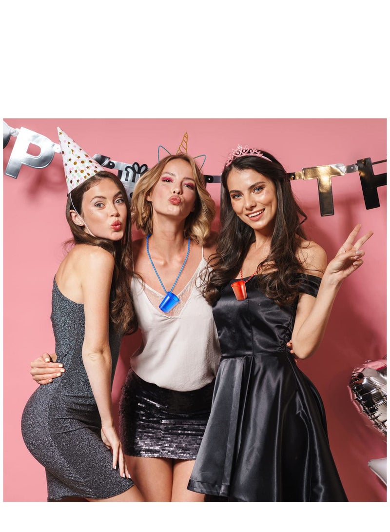 سيوسي 24 عبوة من أكواب الشرب ، أكواب مشروبات لعيد الميلاد ، لوازم موكب حفلات العريس والعروس ، 6 ألوان - Image 5