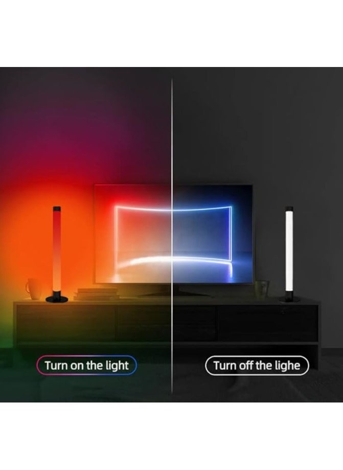 ELTRAZONE Smart LED Light Bar RGB Lights – 16 Million Colors, Bluetooth App Remote Control, 3-in-1 Light Modes, Dynamic Sync for TV, Movies, PC, Gaming Setup – USB Powered, Adjustable Brightness – 2PCS Room Ambience Backlight Kit - Image 5