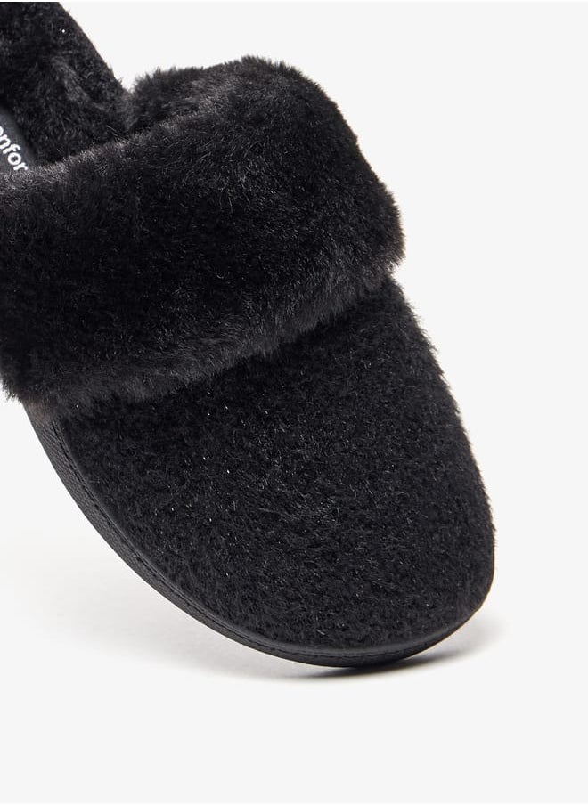 Women Faux Fur Slip-On Bedroom Mules - pzsku/Z25EE3056B36A1547B12DZ/45/_/1728385889/fbb2e578-153e-4014-a16d-a242e8cd9f64