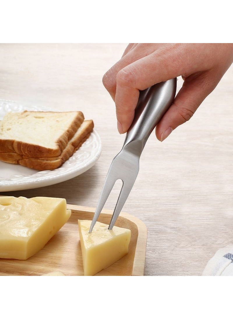 Chavin Stainless Steel 5 Piece Silver Cheese Knife Set Cheese Slicer CIN621BY  - Image 4