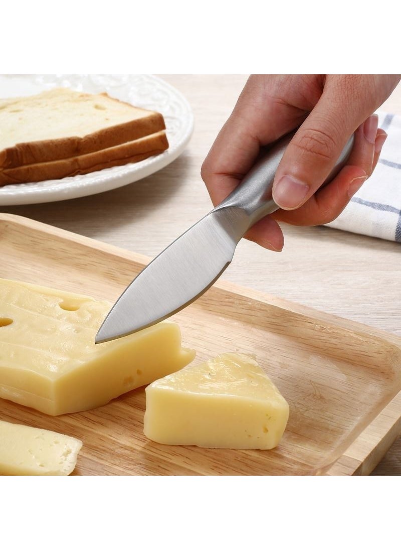 Chavin Stainless Steel 5 Piece Silver Cheese Knife Set Cheese Slicer CIN621BY  - Image 3