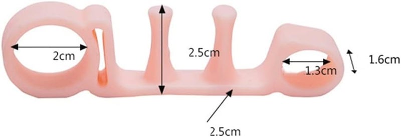 Toe Separators for Overlapping Toes, Gel Toe Straightener Bunion Corrector, Toe Spacers for Hallux Valgus, Crooked Toes Yogis Dancers or Runners - Image 4