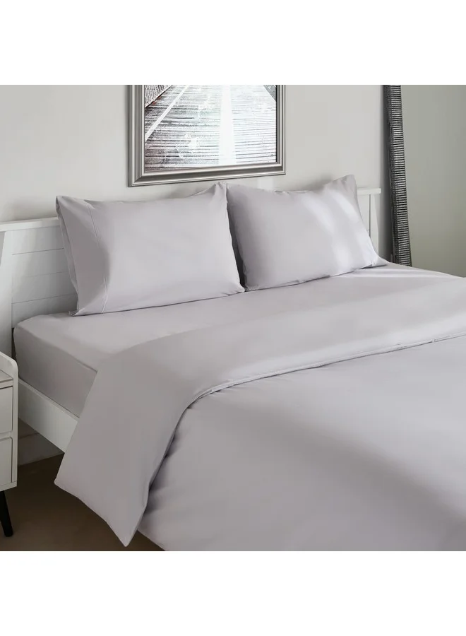 Home Box Purely Percale 3-Piece Super King Duvet Cover Set 240 x 220 cm