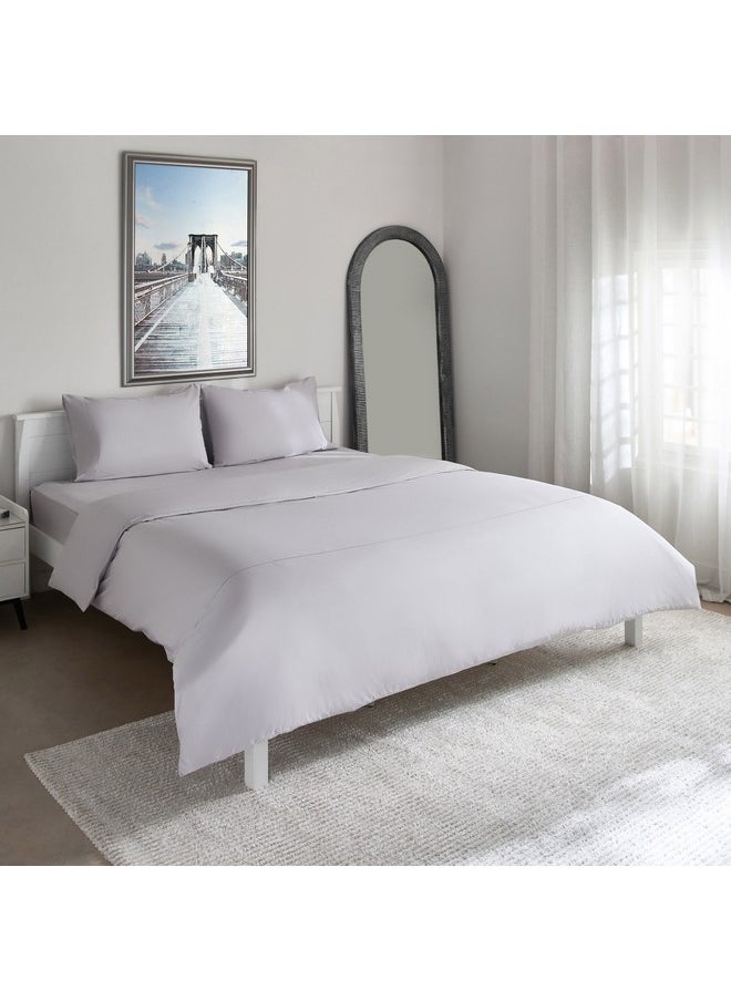 Home Box Purely Percale 3-Piece Super King Duvet Cover Set 240 x 220 cm  - Image 1
