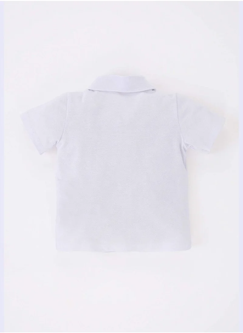 DeFacto BabyBoy Knitted Short Sleeve T-Shirt