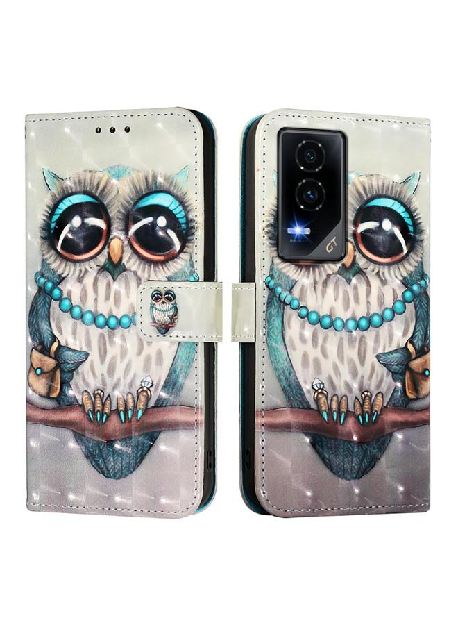 إيروريكس جراب هاتف Honor GT ثلاثي الأبعاد من الجلد مع غطاء قابل للطي أفقيًا - Image 2